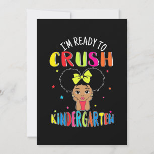 Teacher Is Ready To Crush Kindergarten Invitation