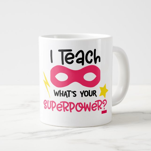 Teacher - Jumbo Mug (Front Right)