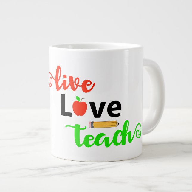 Teacher - Jumbo Mug (Front Right)