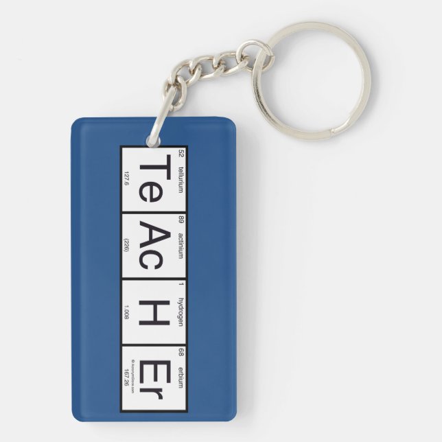 Teacher Key Ring (Back)