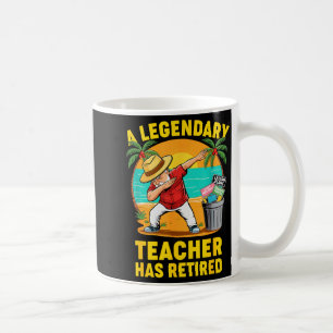 Teacher Legend Has Retired 2025 Happy Retirement P Coffee Mug