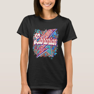 Teacher Librarian Lightning Bolt Back To School 2 T-Shirt