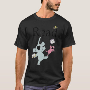 Teacher Library Read Book Club Piggie Elephant Pig T-Shirt