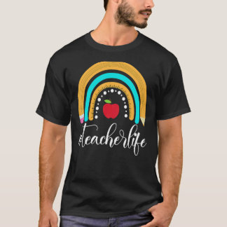 Teacher Life 100 Days of School 100th Day of Schoo T-Shirt