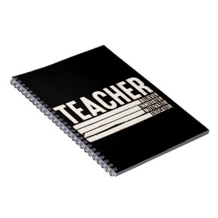 Teacher Life Back to School  Notebook