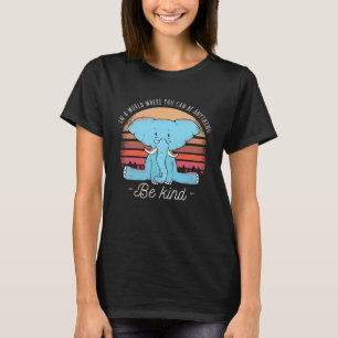 Teacher Life Be Kind For Teacher Cat In Hat T-Shirt