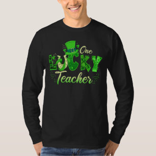 Teacher Life One Lucky Teacher St Patrick's Day Sh T-Shirt