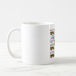 Teacher Life Retro School Supplies Gift Coffee Mug