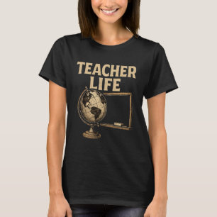 Teacher Life Shirt – Retro Vintage Distressed