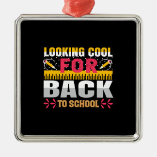 Teacher Looking Cool For Back To School Metal Tree Decoration
