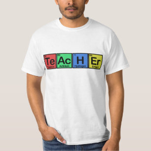 Teacher made of Elements colours T-Shirt
