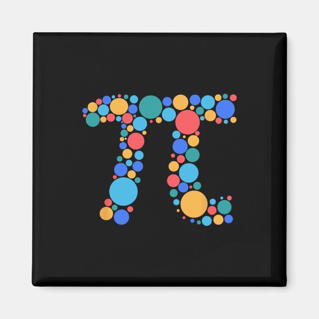 Teacher Math Pi Day Dot Day 2025  Magnet (Front)