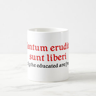 Teacher Mug with Latin Phrase