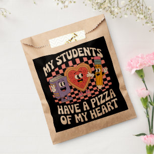 Teacher My Students Have A Pizza Of My Heart  Favour Bags
