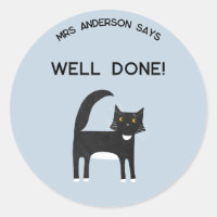 Teacher Name Encouragement Cute Cat