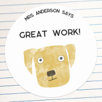 Teacher Name Encouragement Funny Dog