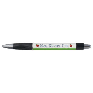 Teacher Name with Vintage Apples