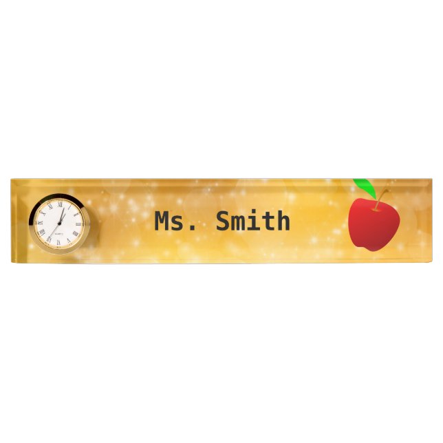 Teacher Nameplate (Front)