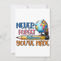 Teacher Never Forget Difference You Have Made