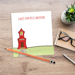 Teacher Note Custom Schoolhouse Classroom