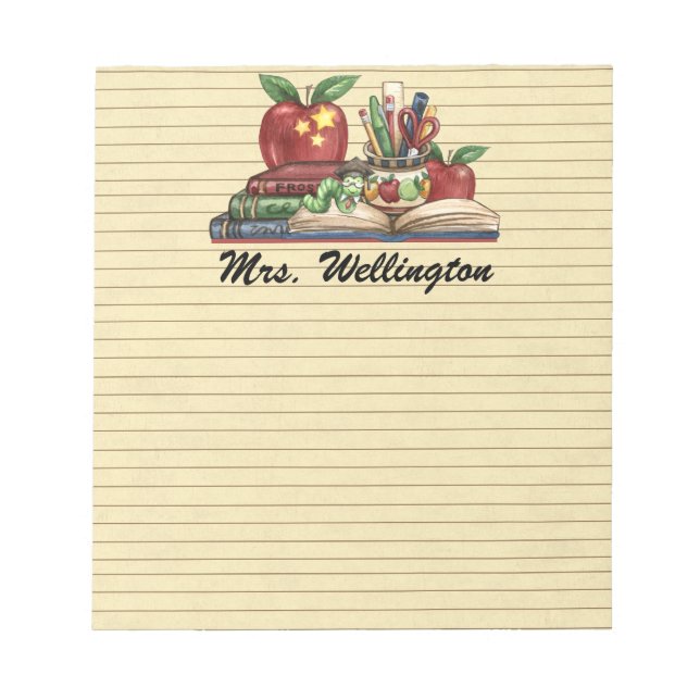 Teacher Notepad (Front)
