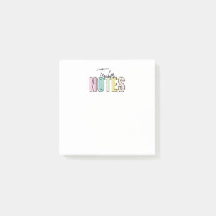 Teacher Notes Post-its