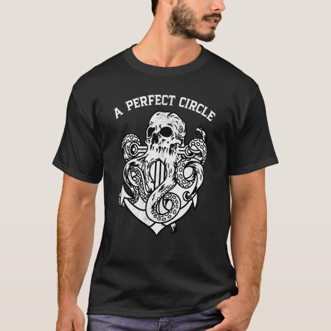 Teacher Octopus Pi Day Perfect Circle Octopi Math T-Shirt (Front)