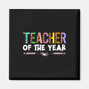 Teacher Of The Year Party Gift Teacher Appreciatio Magnet