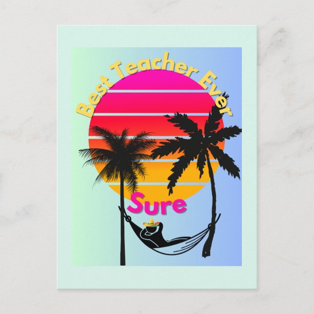 Teacher Of the Year: Sure Holiday Postcard (Front)