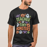 Teacher of Tiny Monsters Cute Halloween School