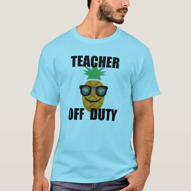 Teacher Off Duty Design - Men's Basic T-Shirt (Front)