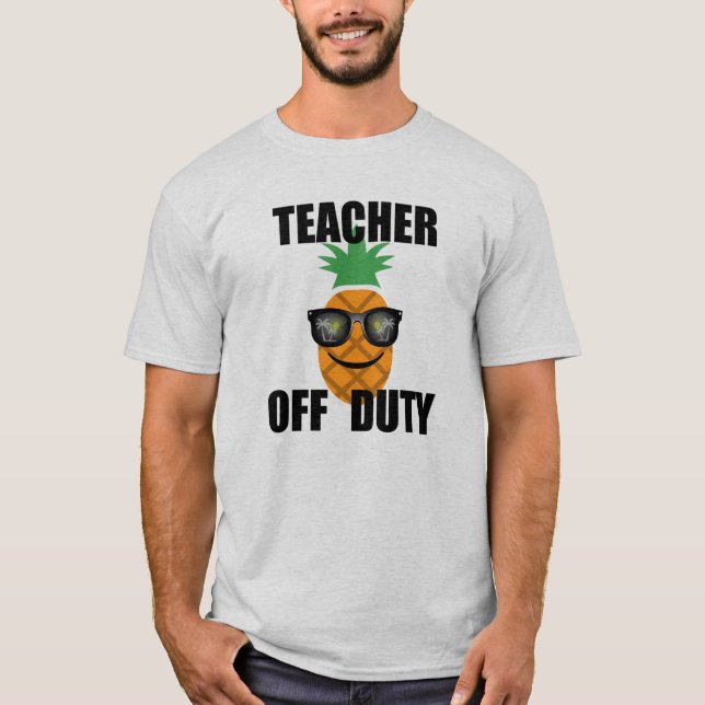 Teacher Off Duty Design - Men's Basic T-Shirt (Front)
