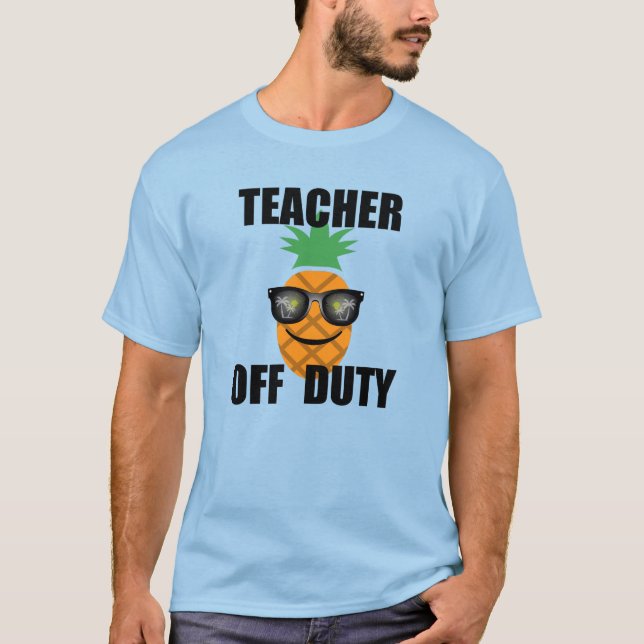 Teacher Off Duty Design - Men's Basic T-Shirt (Front)