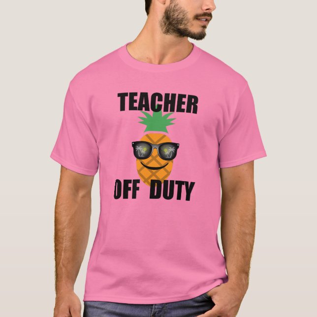 Teacher Off Duty Design - Men's Basic T-Shirt (Front)