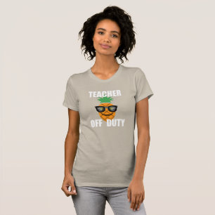 Teacher Off Duty Design - Women's Bella+Canvas Sli T-Shirt