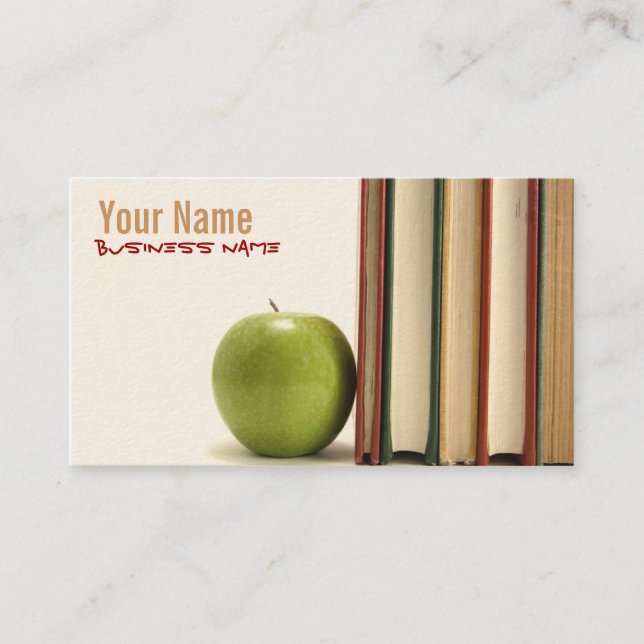 Teacher or Professor Business Cards (Front)