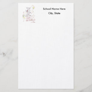 Teacher or School Stationary Stationery