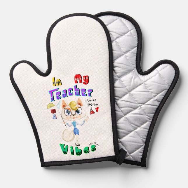 Teacher Oven Mitt (Front/Back)