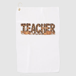teacher Oversized T-Shirt Golf Towel