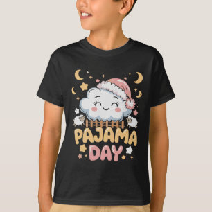 Teacher Pajama Day Shirt, Funny Cloud Sleepover Sc T-Shirt