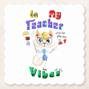 Teacher Paper Coaster