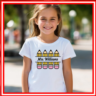 Teacher Pencil Back To School Appreciation Tri-Blend Shirt