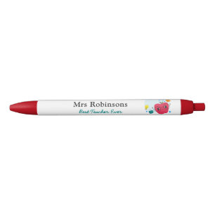 Teacher Pens Personalized Cute Apple Stationeries