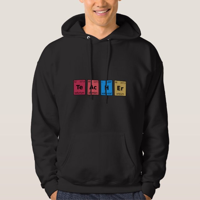 Teacher Periodic Table Hoodie (Front)