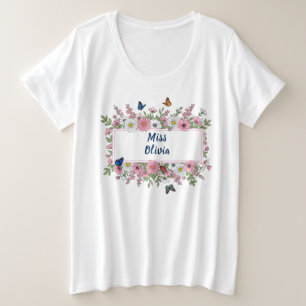 Teacher Personalised Name School Shirt Gift