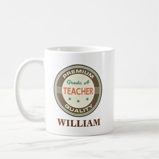 Teacher Personalised Office Mug Gift (Left)