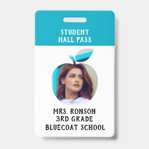 Teacher Photo Apple School or student pass ID Badge