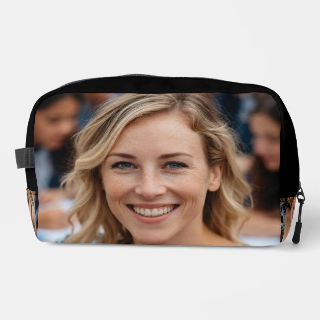 Teacher Photo Customize Personalize Dopp Kit (Front)