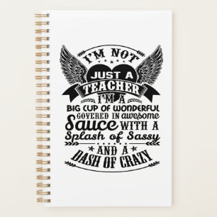 Teacher Planner Book Weekly Funny Birthday Gifts