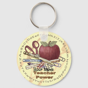 Teacher Power Key Ring